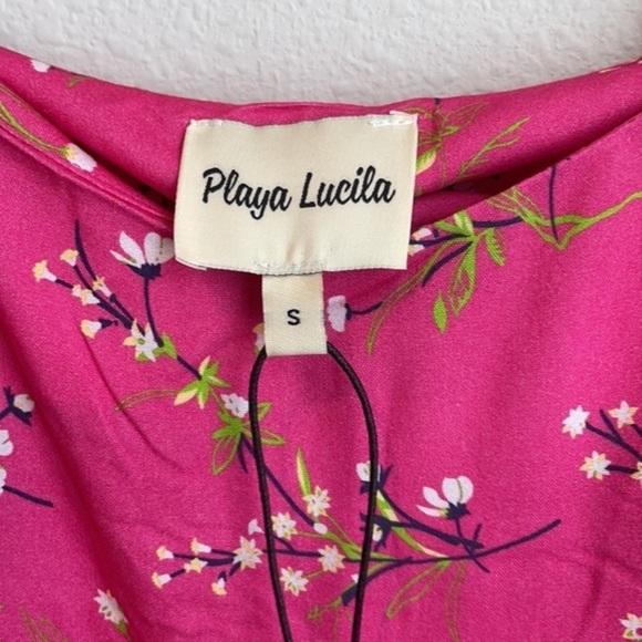 NWT PLAYA LUCILA | Floral Dress In Pink Floral - Picture 8 of 9